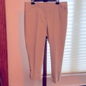 Light Tan Crops-Size 12 Rafaella-Excellent Condition.